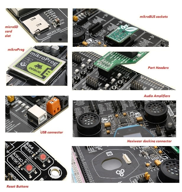 Mikroe MIKROE-3017 Hexiwear工作站